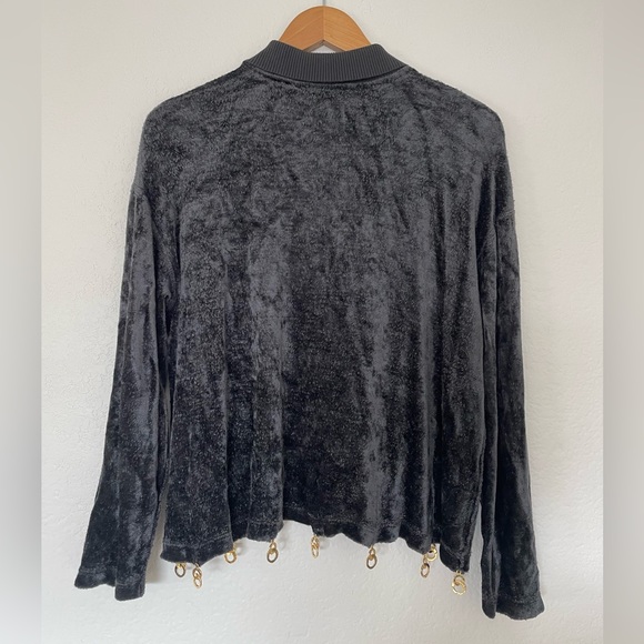 Vintage Sonia Rykiel Paris Top w/ Gold Detail - Picture 6 of 8